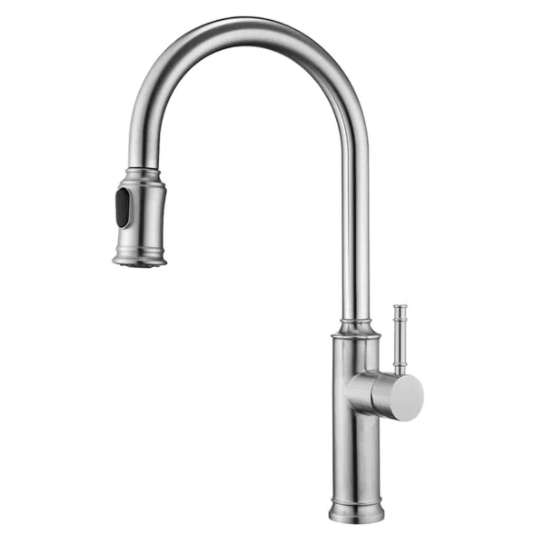 Pull Down Kitchen Faucet With Sprayer