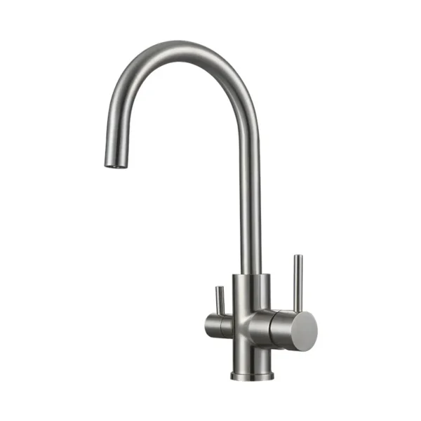 Kitchen sink faucet with water filter