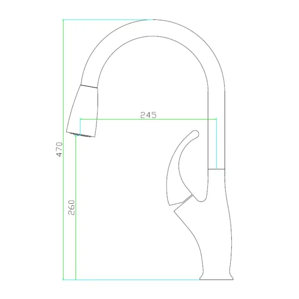 kitchen sink faucet stainless steel